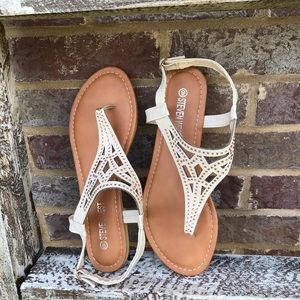 Beige Sandals